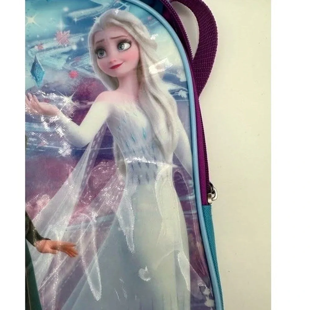 Disney Frozen 2 Anna Elsa Mini Backpack Teal Purple Toddler Kids School Bag